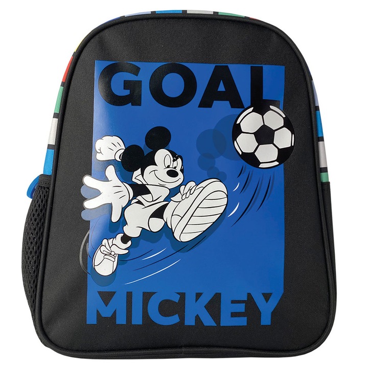 Mickey Mini Óvodai Hátizsák, Fekete, Üres, Pigna