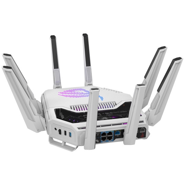 Router Gaming Wireless ASUS ROG Rapture GT-BE19000AI, BE19000, Tri-Band ...
