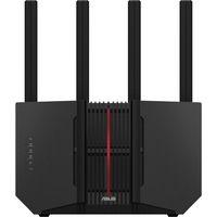 Router Gaming Wireless ASUS RT-BE92U, BE9700, Tri-Band, Quad-Core 2.0GHz CPU, 256MB/1GB Flash/RAM, 4K-QAM, MLO, 10G WAN/LAN port, AiProtection Pro, Adaptive QoS, VPN Fusion, Instant Guard, IPTV, OFDMA, MU-MIMO, UTF-8 SSID, Port forwarding, AiMesh