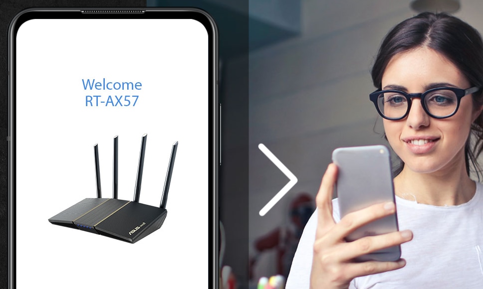 Router Wireless ASUS RT-AX57, AX3000, Dual-Band, Quad-Core 1.7GHz CPU ...