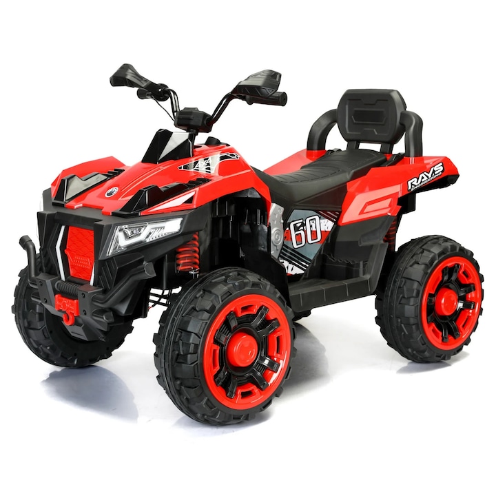 ATV electric, Kinderauto, BJFT009, 2 locuri, rosu, 140W, 12V, Bluetooth