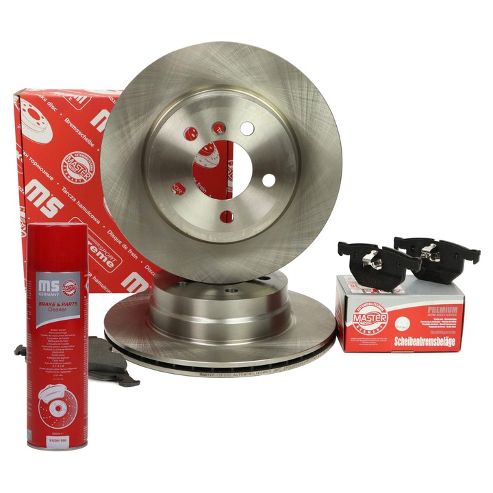 Fék- és tárcsakészlet Master-Sport, többszínű, BMW X5 (E70, F15, F85) modellekhez