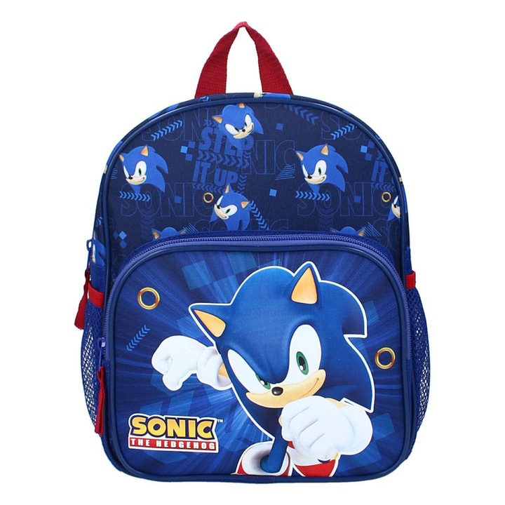 Sonic the Hedgehog hátizsák, 29 cm, többszínű