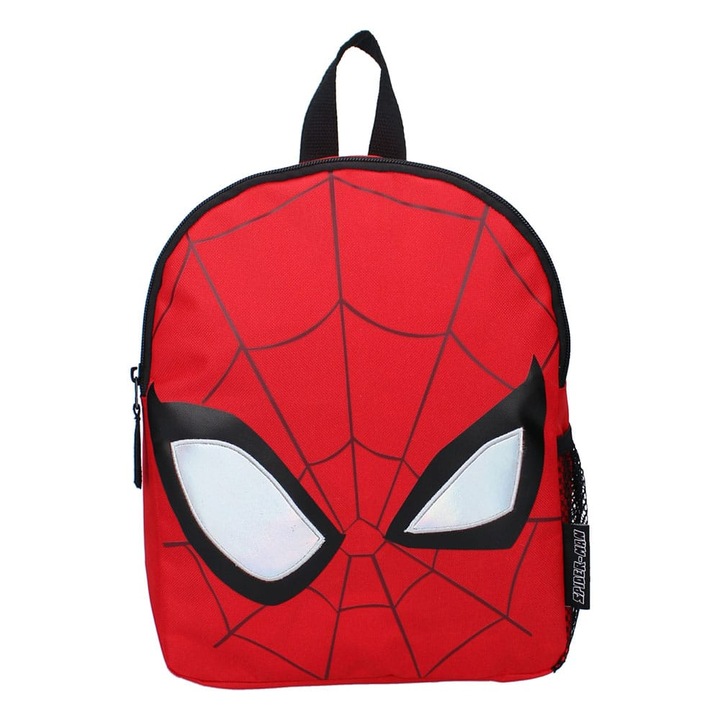 Rucsac Spider-Man Fluffy Friends, rosu, 32 cm