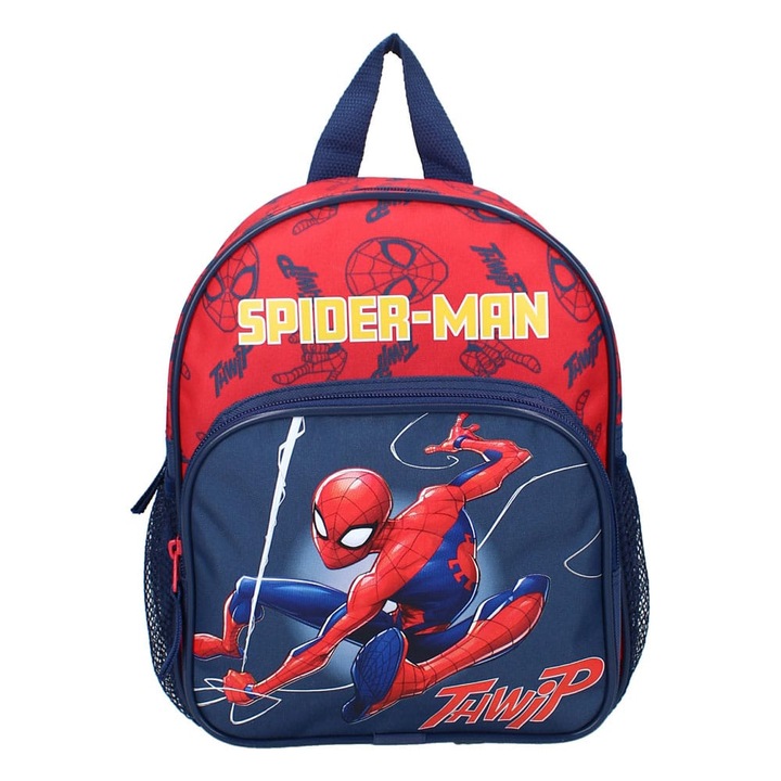 Ghiozdan Spider-Man Web Warriors, Vadobag, 29cm, multicolor