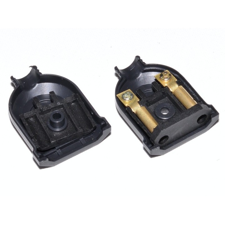 Cupla EU Fekete 10A, 250V, ABS műanyag, csavaros rögzítés