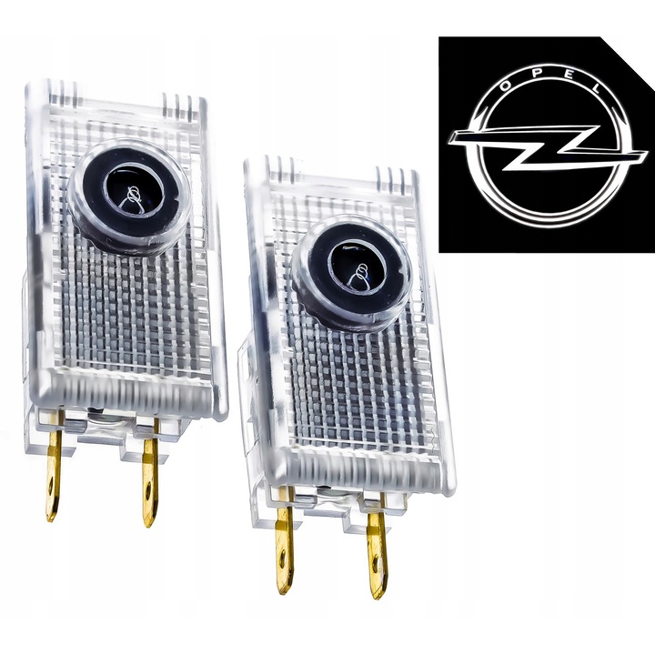 Комплект 2x LED Проектори Лого Премиум HD+ Opel Insignia A, 6W, Водоустойчиви, Plug&Play