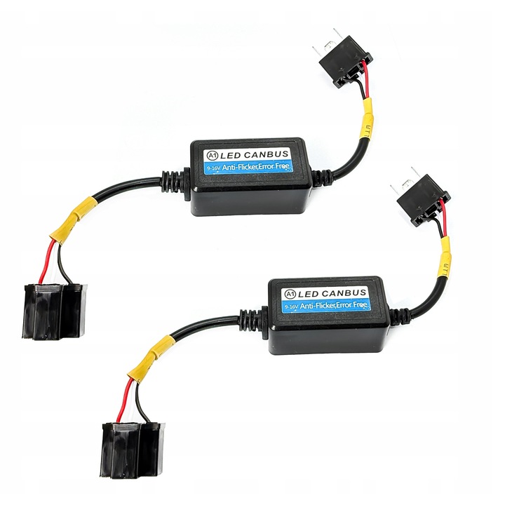 Set 2 rezistori CANBUS 2A pentru becuri LED H4, 9-16V, 32cm