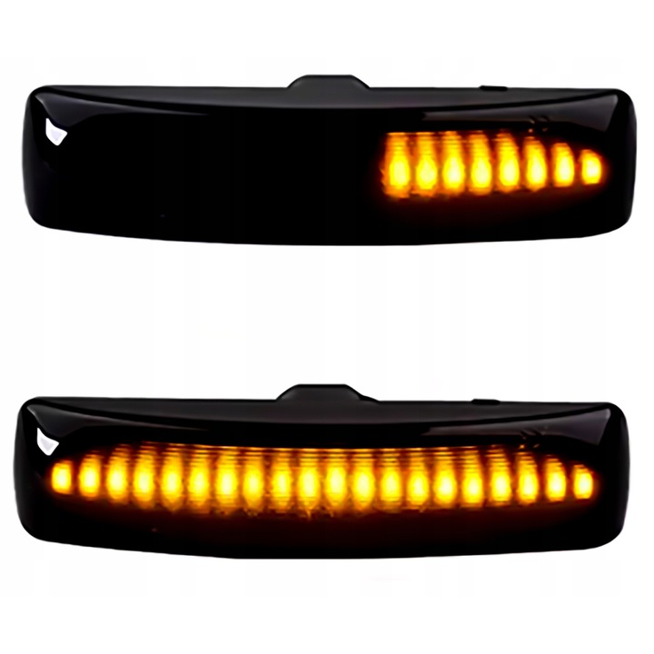Комплект 2x Динамични LED Лампи за Land Rover Discovery, Freelander, Range Rover, 9,2x2,2см, LED Прожектор