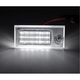 2 db LED-es rendszámtábla világítás készlet, LEDprojektor, 18 dióda, fehér, 6,7x2,9cm, Audi A6 C5 szedán A4 B5 Avant facelifthez