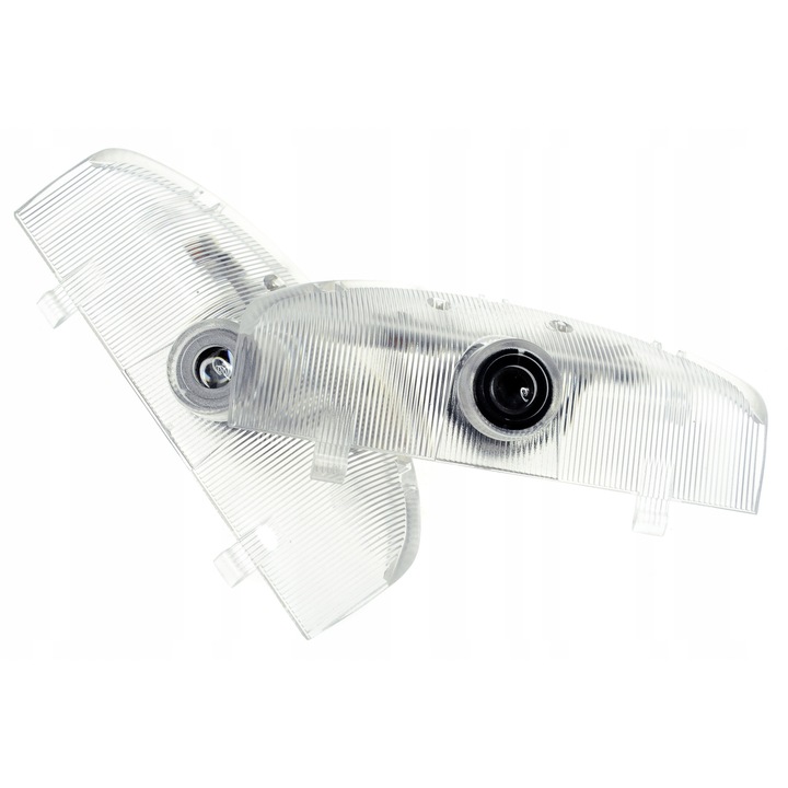 Proiectoare LED cu logo Mitsubishi, set 2 buc, 14W, 12V, montaj simplu