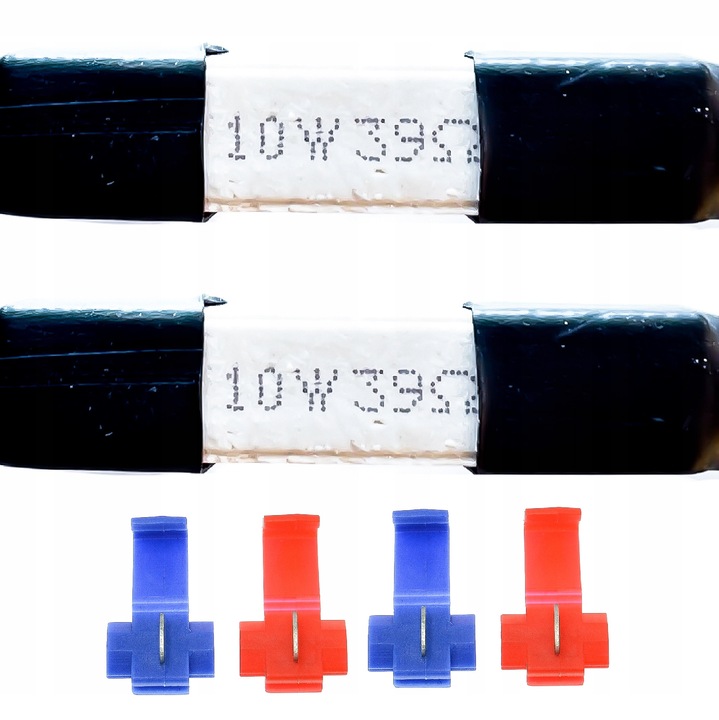 Комплект 2 керамични резистора 10W 39 Ohm с конектори, LEDпроектор