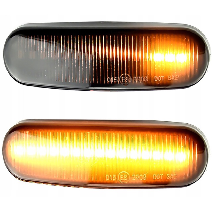 Комплект от 2 динамични LED мигача за FIAT, 8.5x2.7см, LEDprojektor