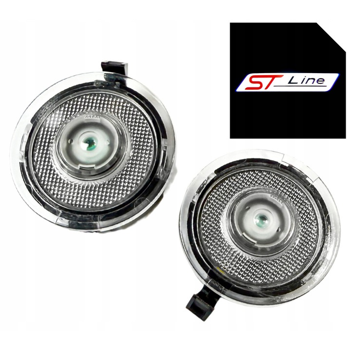 Комплект 2 LED прожектора за огледални лампи Ford, 14W, HD, Plug&Play