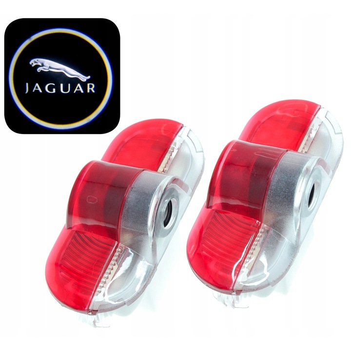 LED проектори за Jaguar, комплект 2 броя, HD, 14W, 12V, бърз монтаж