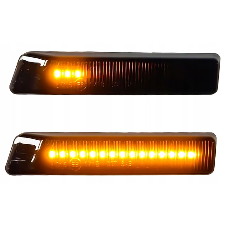 Комплект от 2 странични LED мигача, LED проектор, за BMW E36 E53, 9,3x1,9 см