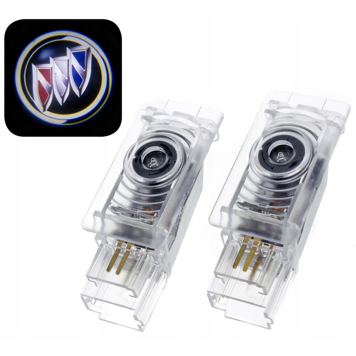Proiector LED logo, LEDprojektor, 2 bucati pentru automobile Buick, rezistent la apa, 14W, 12V