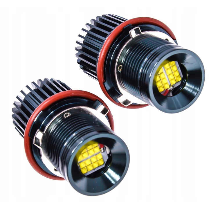 Set 2 becuri LED, 160 W, LEDprojektor, alb rece