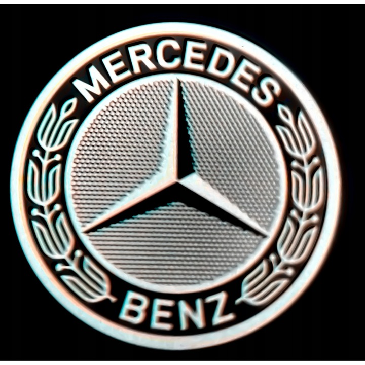 Комплект от 2 LED проектора за Mercedes-Benz, LEDprojektor, HD, 14W, 12V