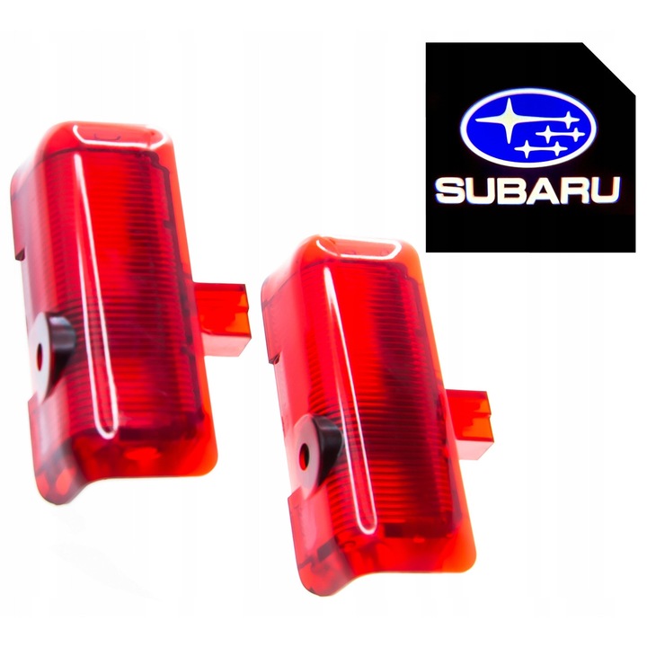 Комплект 2 LED HD проектора за лого, LED проектор, за Subaru Forester III 3 SH, 20 W, 12 V