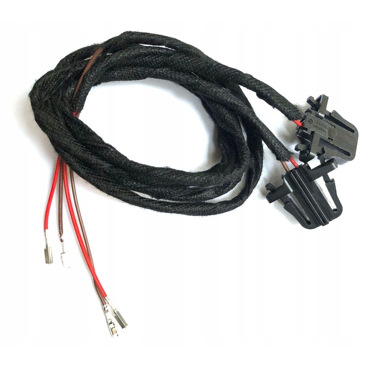 Комплект 2x кабела с конектори за LED прожектори, LEDprojektor, Golf, Passat, Octavia, 30см