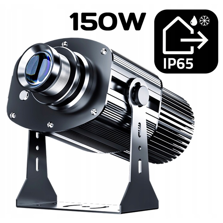 LED Прожектор, LEDprojektor, 150 W, IP65, въртящ се, черен, 20 м