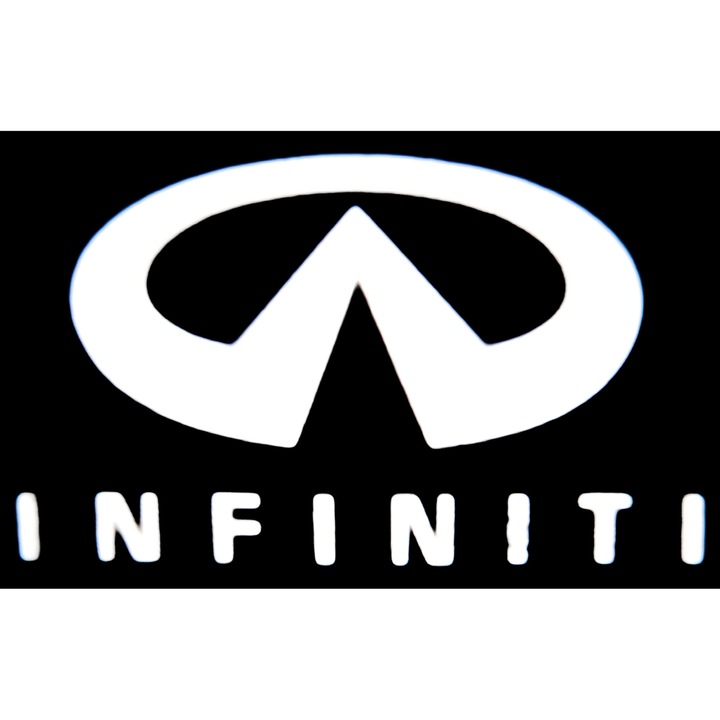 Комплект 2 LED Проектора Премиум Холограмно Лого Infiniti FX35 FX45, 12V, Plug & Play