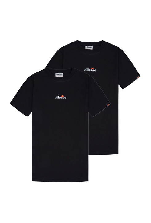 ELLESSE, Set de tricouri din bumbac Ollio - 2 piese, Negru