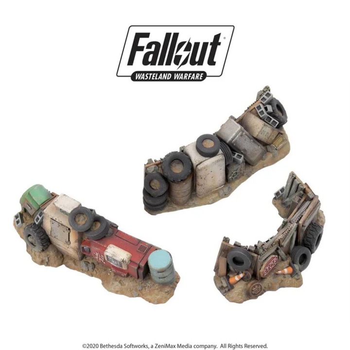 Fallout Wasteland Warfare Junk Barricades Terrain
