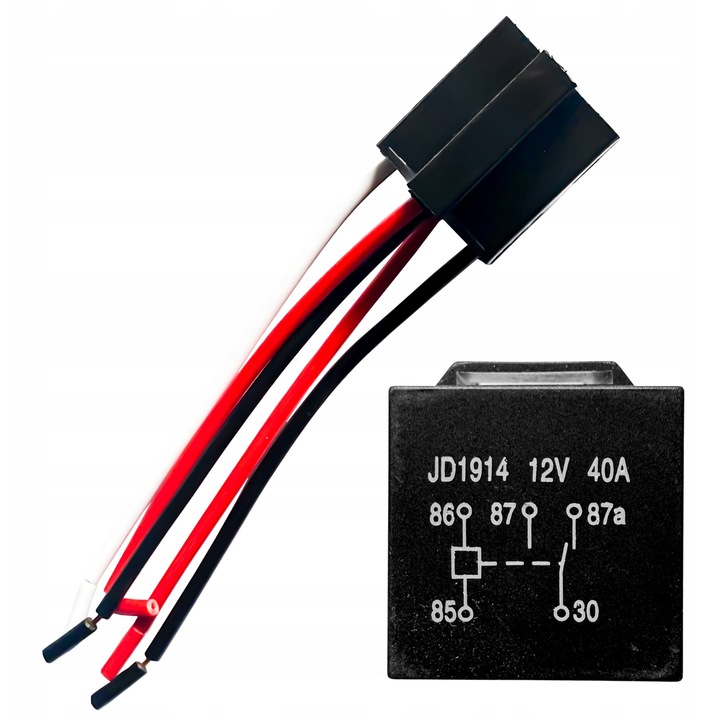 Автомобилно реле 12V 40A 5 пина LED прожектор