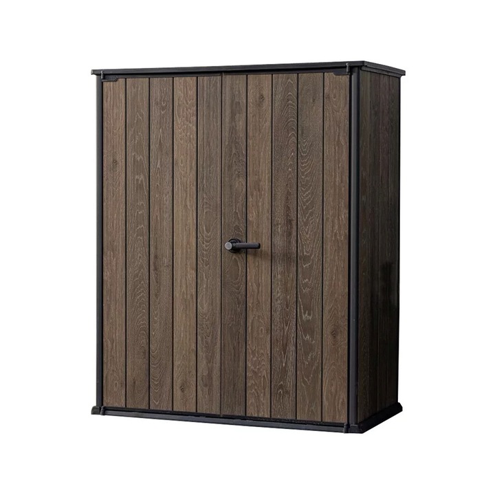 Keter Signature cutie de depozitare din plastic 1400 L nuc