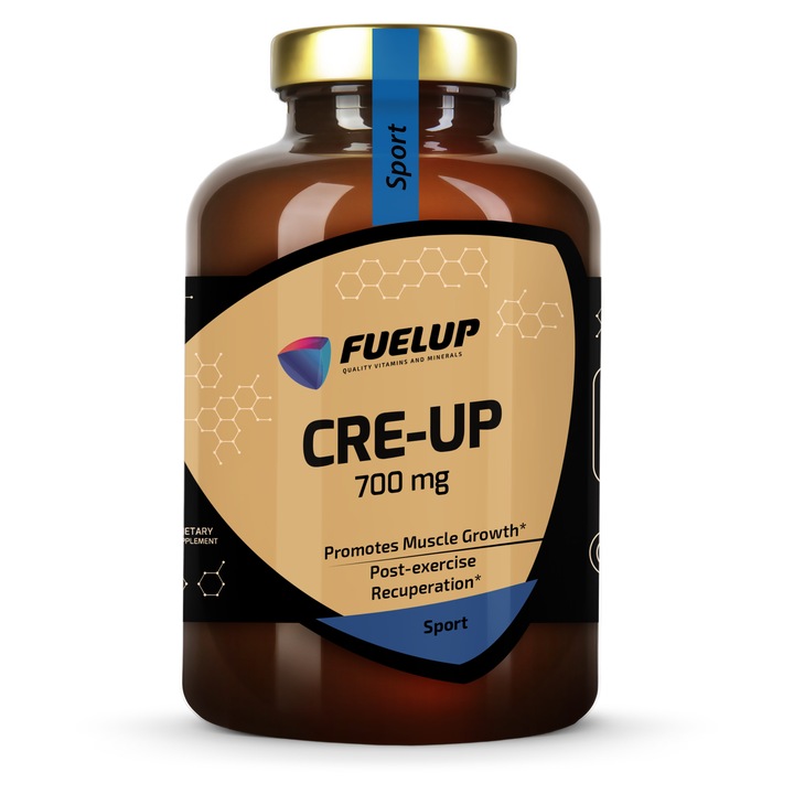 Fuel-Up Cre-Up 700 mg – 240 vegán kapszula, Erő, teljesítmény és izomtámogatás