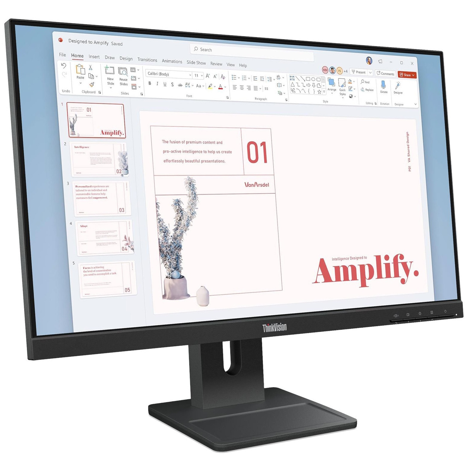 Pivot Rafen Monitor LED Lenovo ThinkVision E24-40, 23.8