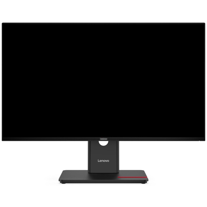 Монитор Lenovo ThinkVision T27u-40, 27" IPS, UHD 3840x2160, 16:9, 6 ms, 350 cd/m², Черен
