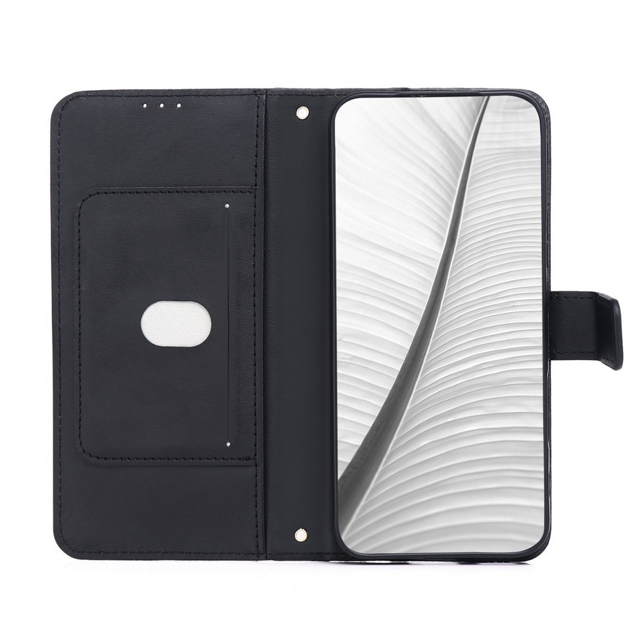 Husa telefon, Graffistore, Pentru Samsung Galaxy S26 Ultra, Carcasă magnetică tip carte Smart Triangle, Negru