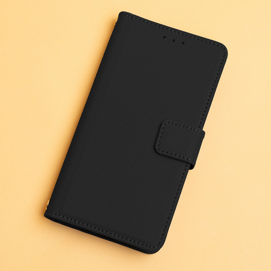 Husa telefon, Graffistore, Pentru Samsung Galaxy S26 Ultra, Carcasă magnetică tip carte Smart Triangle, Negru