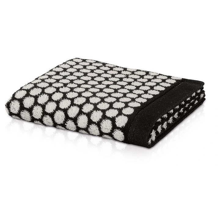 Кърпи MOVE GRAPHIC PUNKTE, 80x150cm, слонова кост/черно, комплект