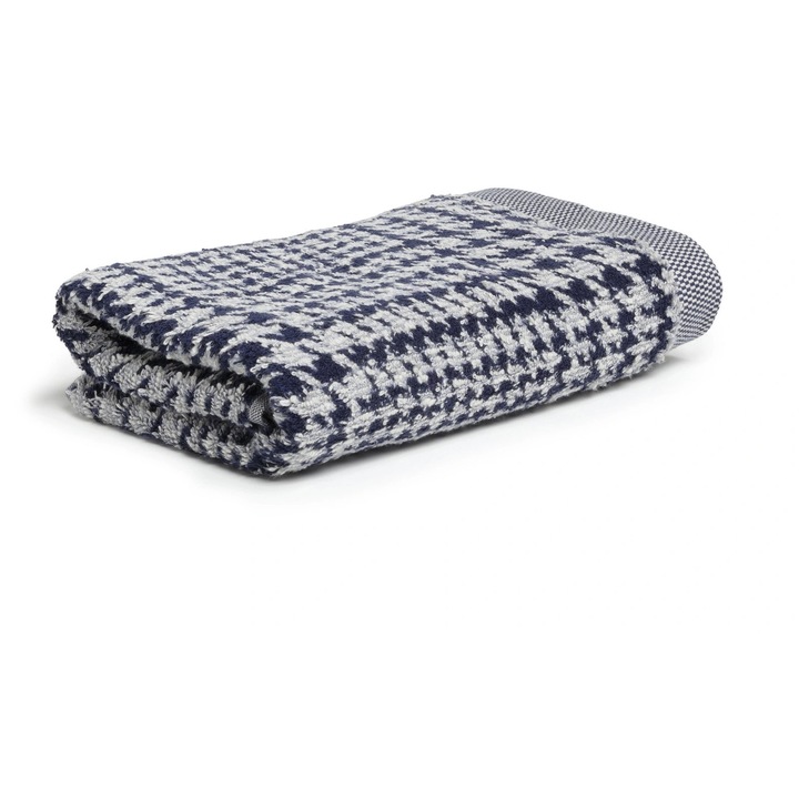 Prosop BROOKLYN, MOVE, glencheck, 50x100cm, natural/negru