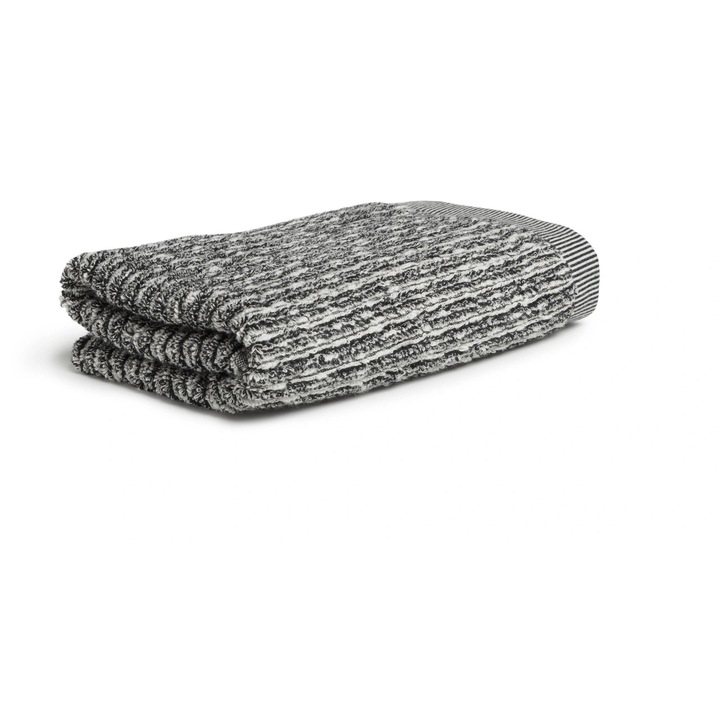 Prosop BROOKLYN, MOVE, 50x100cm, negru, material 85% bumbac, 10% viscoza, 5% in