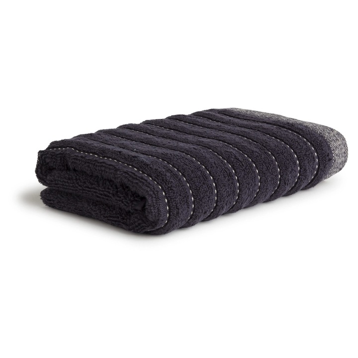 Prosop MOVE NEW HERITAGE WAVES AND STITCHES 50x100cm, gri-bej, 100% bumbac premium