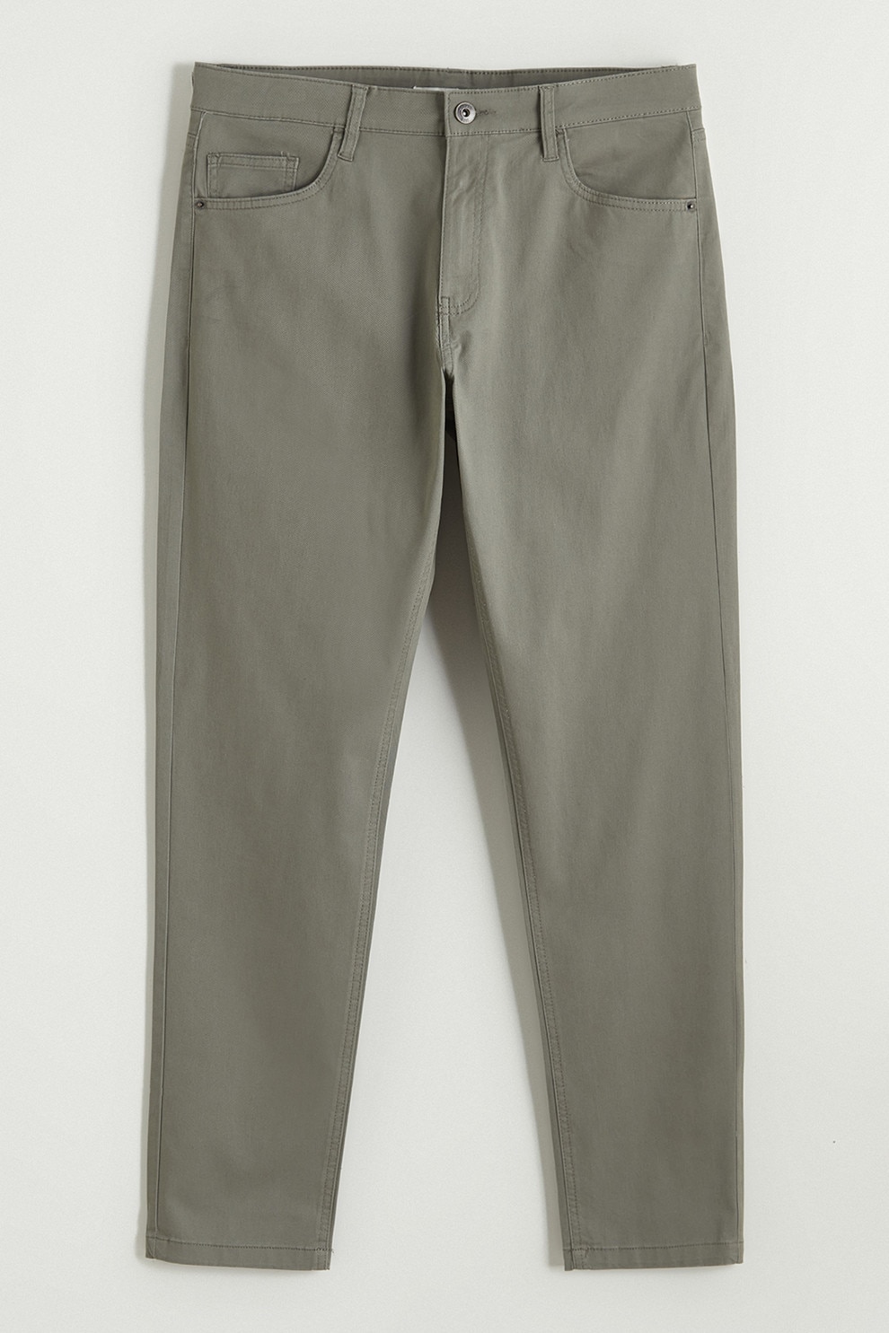 LC WAIKIKI, Pantaloni cu talie medie si buzunare, Verde deschis, 32