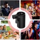 Dozator electric inteligent pentru vin si bauturi, Bedee, cu ecran digital, Aerator automat, control al cantitatii si incarcare USB, Baterie 1200 mAh, Compatibil cu diverse sticle, Negru