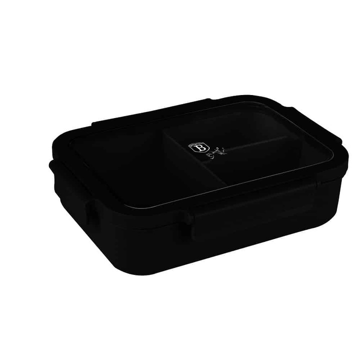 Étel tároló doboz, Berlinger Haus, BH8906, Matt fekete