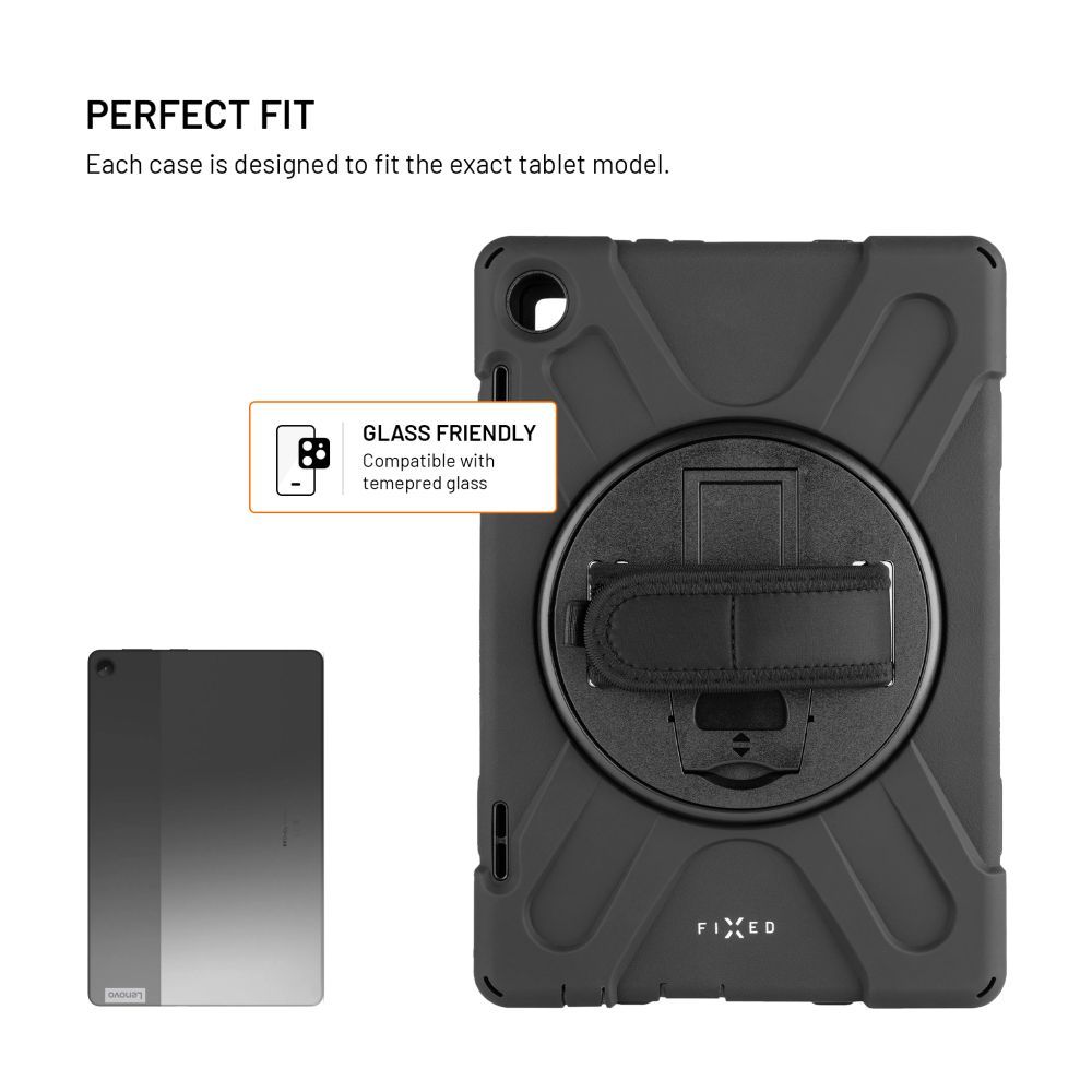Husa armor FIXED Rugged Tab pentru Lenovo Tab M10 (3rd Gen), black