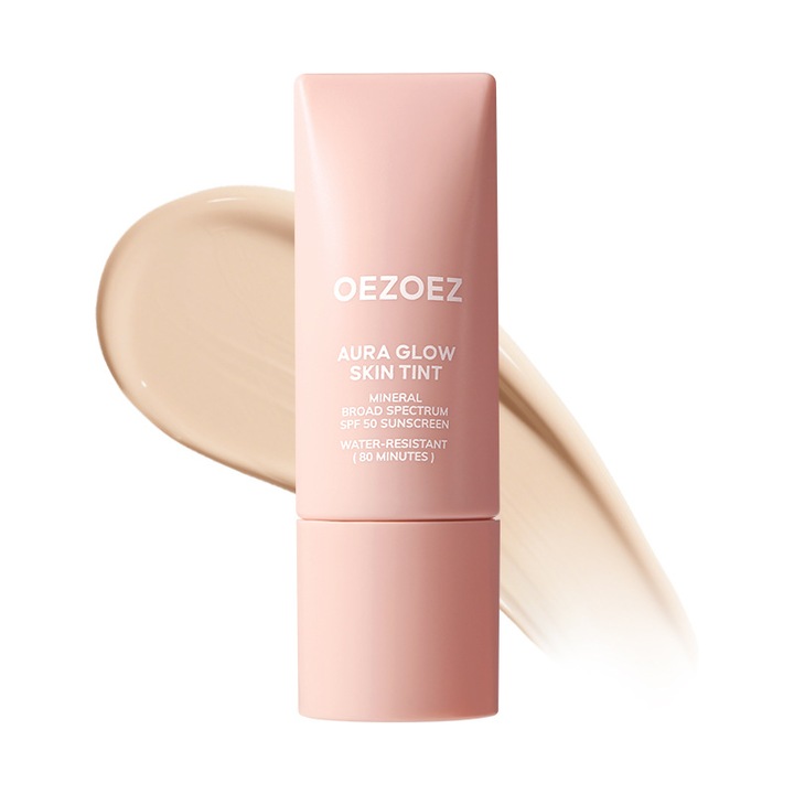 Fond de ten lichid, Oezoez, hidratant, usor, finisaj mat, nuanta nude deschis