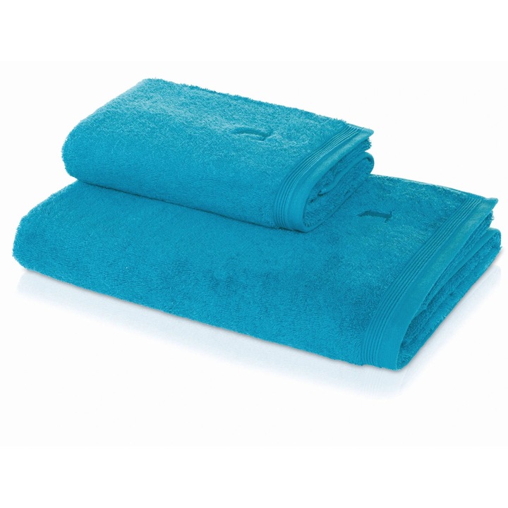 Prosoape MOVE SUPERWUSCHEL set 30x30cm, turcoaz, detalii unice