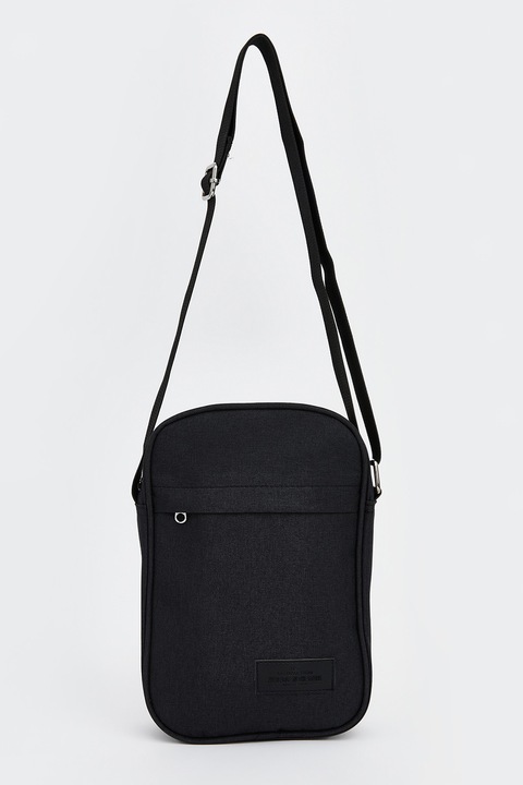 LC WAIKIKI, Geanta crossbody cu bareta ajustabila si fermoar, Negru