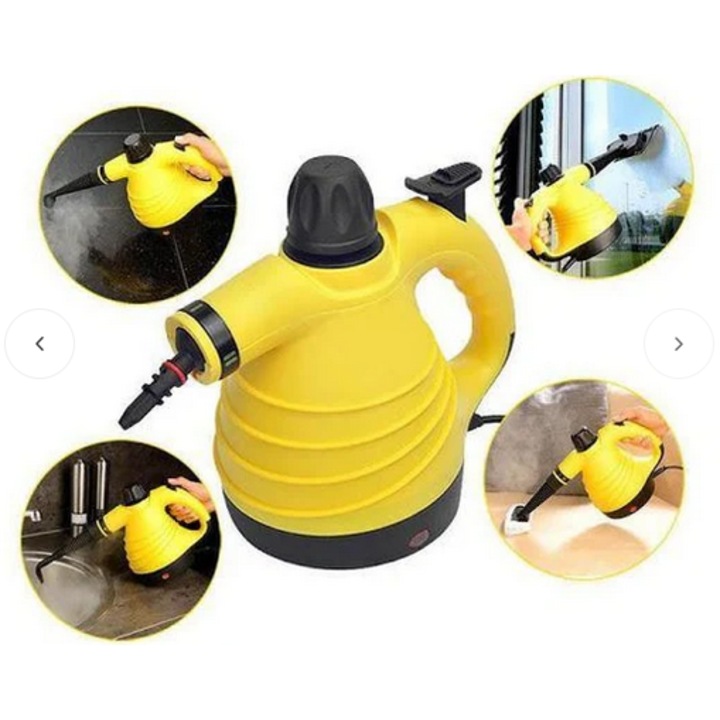 Aparat de curatat cu aburi TehnoFusion 1000W, 125°C, 250 ml, 5 m cablu, accesorii incluse