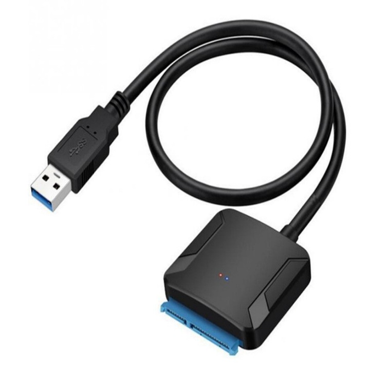 USB 3.0 – SATA adapter kábel, külső olvasó merevlemezekhez és SSD-khez