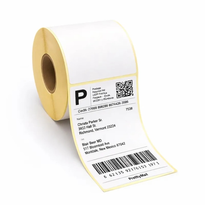 Термоетикети 100x150 мм, ролка от 300 самозалепващи се броя